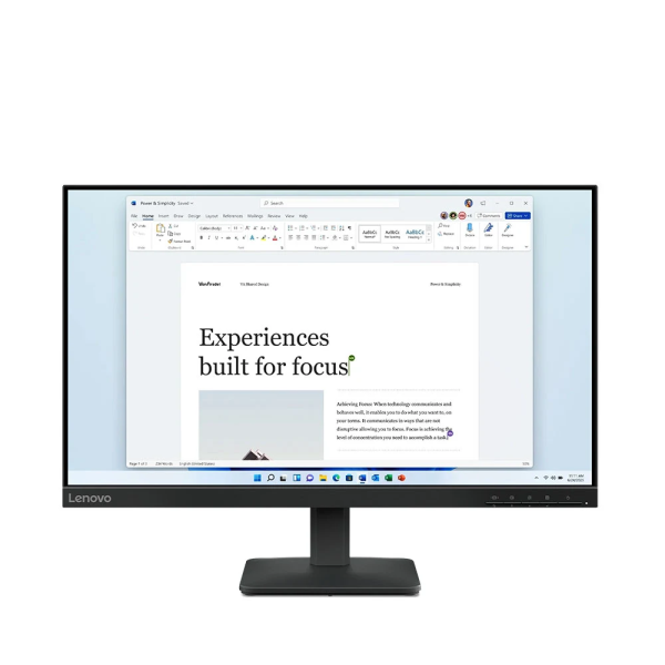 Màn hình LCD Lenovo L24-4e 23.8 inch | 100Hz | IPS | VGA | HDMI
