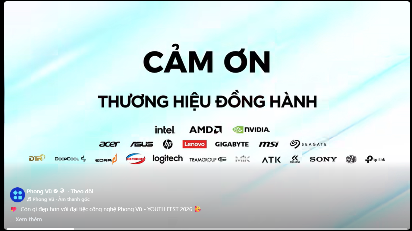 Kim Thiên Bảo đồng hành cùng các thương hiệu IT hàng đầu tại sự kiện Youth Fest